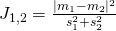 J_{1,2}=\frac{|m_{1}-m_{2}|^2}{s_{1}^2+s_{2}^2}